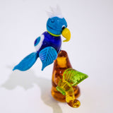 Murano Glass Parrot on a branch