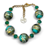 Bracelet - Collection Bahia - Perle en cristal de Murano