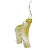 Elefante con Foglia Oro - Vetro di Murano