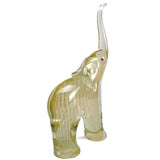 Elephant with Gold Leaf - Murano Glass