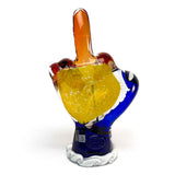 Middle Finger Hand  - Emoji Glass Sculpture