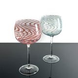 Bicchieri da vino Twist, set di due - Vetro di Murano