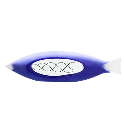 Spiral fish - Ocean blue