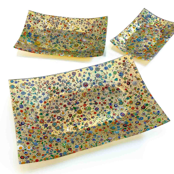 Vassoio portagioie Vienna con Murrine | Piatti e centrotavola di Murano