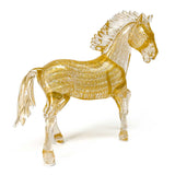 Crystal And Gold - Trotting Horse