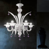 Iris 12 lights chandelier- Murano Glass Lighting