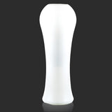 Matte white amphora vase