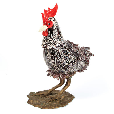 Tony Zuccheri rooster - Murano Glass