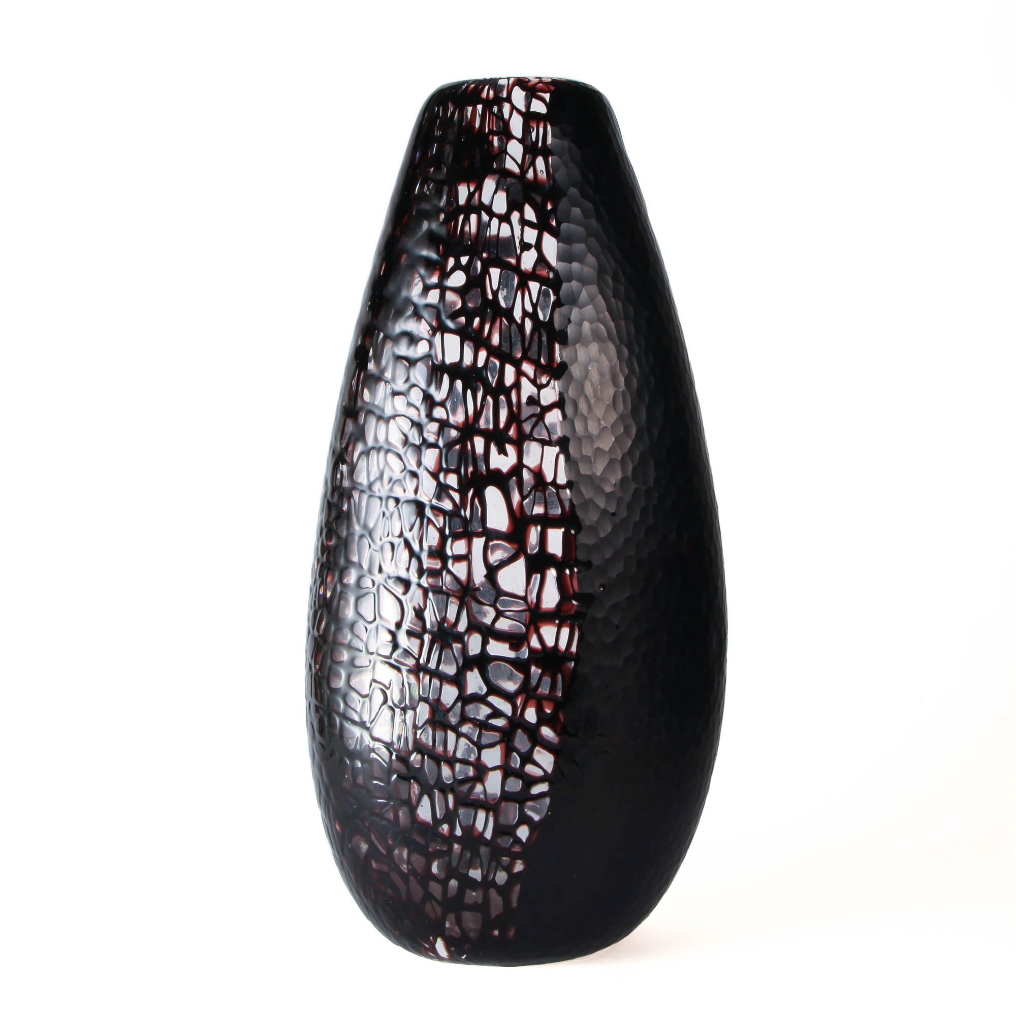 Black Knight vase - Murano Glass