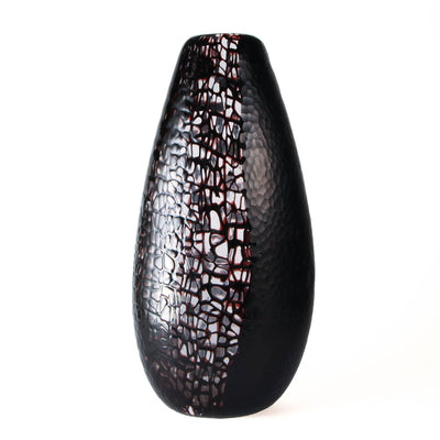 Vase Chevalier Noir - Verre de Murano