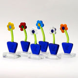 Colorful Flowers - Murano glass