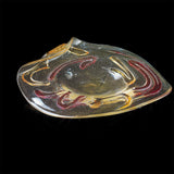 Shell - Crystal and Gold Centerpiece - Murano Glass