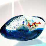 Aquarium Cloud  - Murano Glass