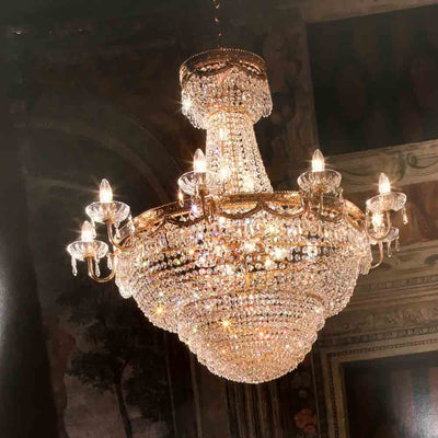 Pegaso Impero 13 Lights Chandelier- Murano Glass Lighting