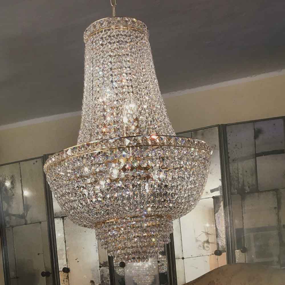 Settat Impero 7 Lights Chandelier- Murano Glass Lighting